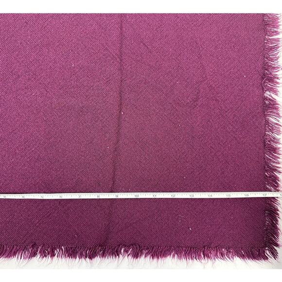 Set of 4 17" Square Fringe Cloth Napkins Purple - Picture 6 of 7